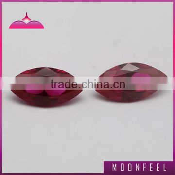 5# ruby marquise cut ruby 2 carat size corundum