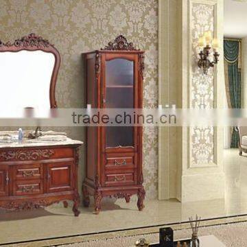 Popular style solid wood bathroom cabinet