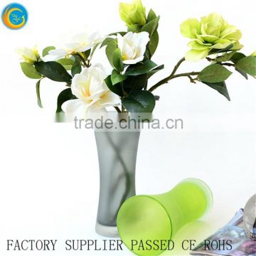 popular high quality clear glass vase bubble glass bottle vases flower