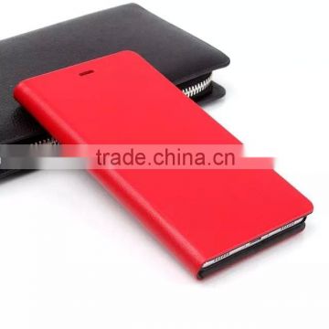 China factory filp wallet PU leather for HUAWEI P8 case with stand