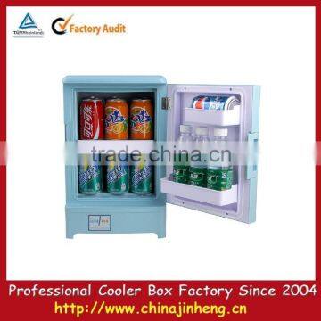 mini portable car refrigerator,mini thermoelectric cooler and warmer,mini car cooler box