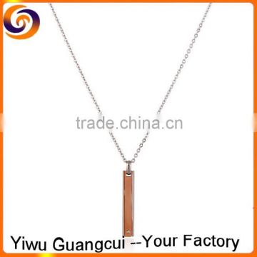 2016 new Stainless steel necklace for lady