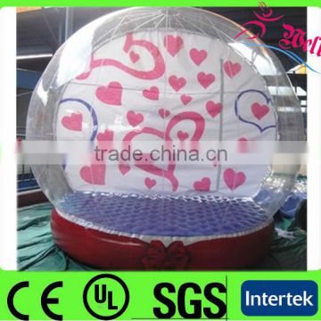 2014 christmas inflatable snow globe/ outdoor snow globe inflatable decorations