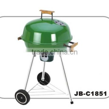 outdoor use roaster with wheel