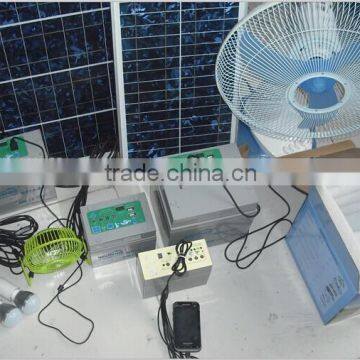 60w Home Application and Normal Specification solar home energy system