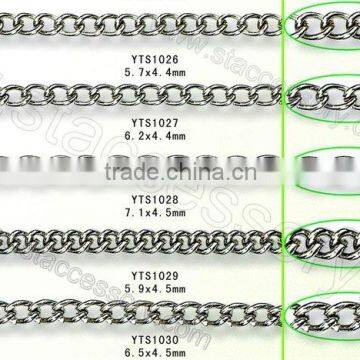 2014China Wholesale Colored metal iron chains for bags/women/men