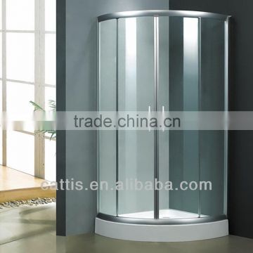 Y3006 clear curved glass shower door
