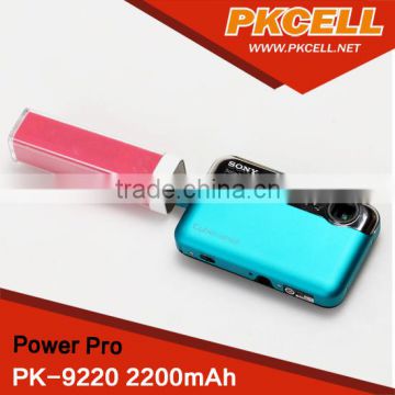 Universal portable power bank with Micro USB Input port 2200mah