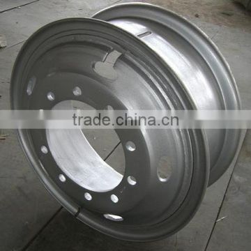 Heavy truck wheel 8.5-24, industrial wheel for 12.00-24 tire