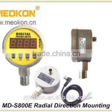 MD-S800E Radial direction mounting series Water, Oil, Gas Intelligent Digital Pressure Switch