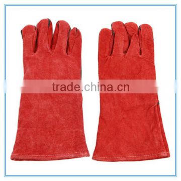 High Quality Cow Split Leather Reinforced Pam Leather Glove Regular glove