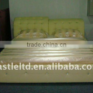 Synthetic leather bed and Bedding