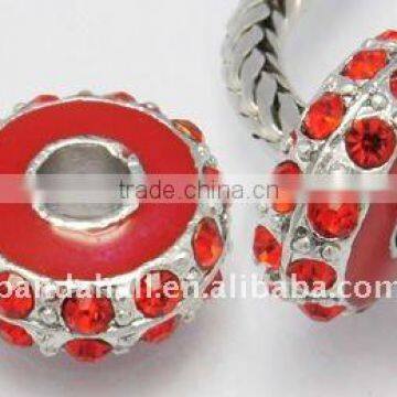 Alloy Rhinestone Beads, Wholesale Jewel Beads(ALRI-B002-12)