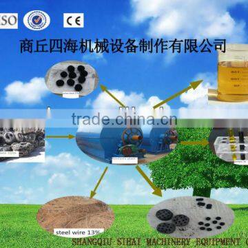 2* 40 HQ for whole plastic waste tyre recycling machine