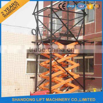 Hydraulic scissor loading dock lift / scissor lift table price