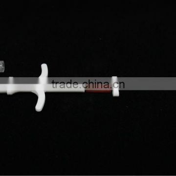 White Veterinary Injector with glass transponder