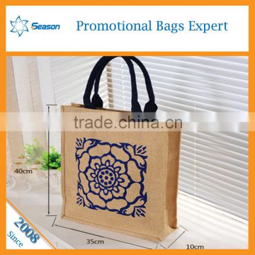 Wholesale recyclable jute bag jute bag for shopping China supplier