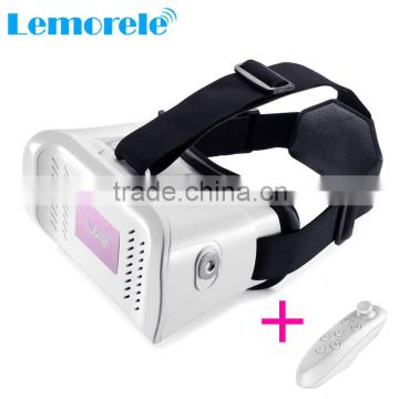 Most hot VR BOX Virtual Reality Headset goggles 3D glasses with bluetooth wireless remote control,custom branded