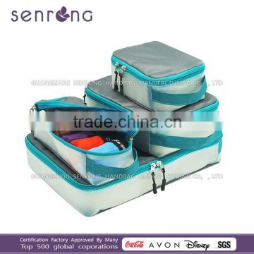 custom all kinds of packing cubes/Travel Cube Organizer polo trolley travel bag