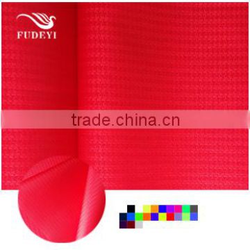 durable knitting jacquard waterproof pvc coating fabric made in china