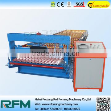 Three feeding width in one corrugated panel rolling machine