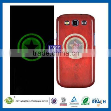 C&T Protective Plastic fluorescent glow case for samsung s3
