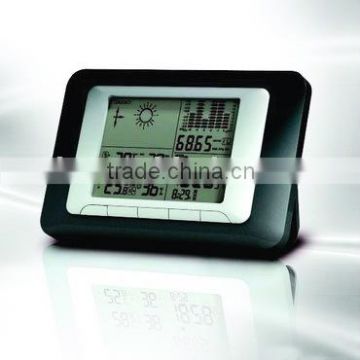 WEATHER STATION LCD CLOCK,weather forecasting,dynamic past air pressure charts, past air pressure records and current air press