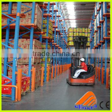 Warehouse pallet racking, drive in racking system