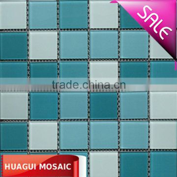 Olympic-size swimming pool glass mosaic tile HG-448009