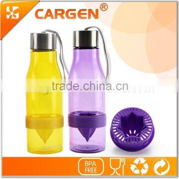 Factory custom 500ml plastic fruit infusion water bottle