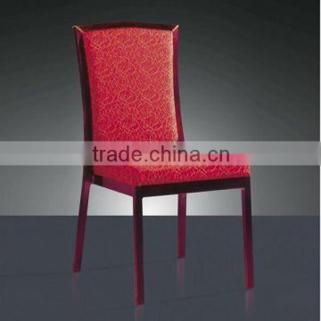 Coated chair, imitation wood, high back dining chair(YF5006)