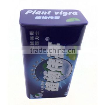 dongguan OEM luxury print pill tin box package