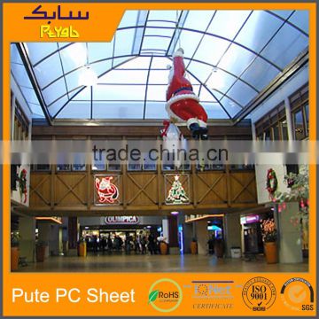 polycarbonate skylights roof for mall