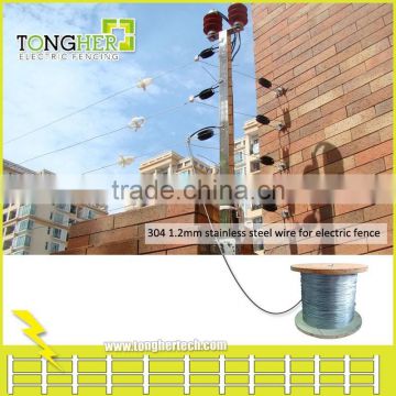 304 electric fencing stainless steel wire for security fence