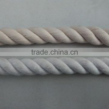 3 strands cotton twisted rope nature colour hot selling