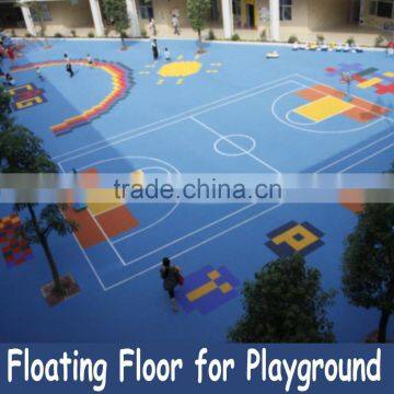 portable waterproof floating floor for playground