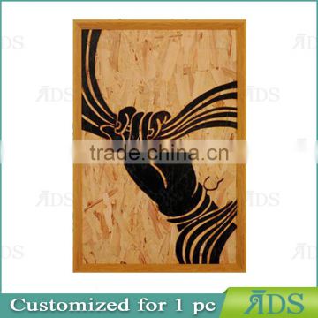 Framed Handmade veneer buddha decorative wall art