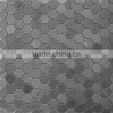 MM-CV263 Seller floor decor natural stone italy grey hexagon marble mosaics