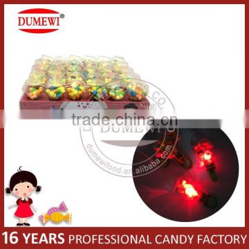 Fruit Flavor Lighting Diamond Ring Shaped Toy Tablet Candy