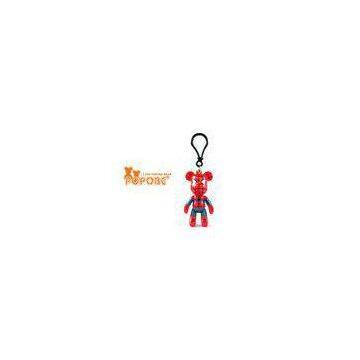 Vinyl PVC 8.2cm Small Children Gift POPOBE Bear Keychain For Brand Promotion Item