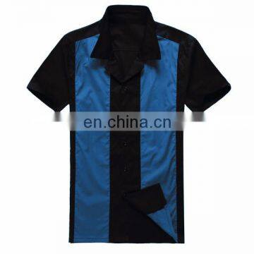 party club wear black white blue cotton UK designs cowboy mens button up sailor shirt