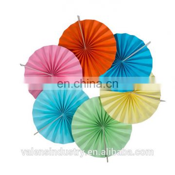 Factory Direct OEM Wholesale Custom Design Hanging Paper Fans Lantern for Resturant Chain Stores Mall Supermarket Decoration