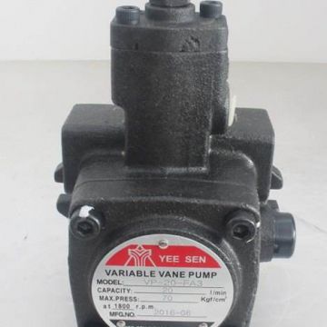 Dvvp-sm-30-a-10 Yeesen Hydraulic Vane Pump Phosphate Ester Fluid 14 / 16 Rpm