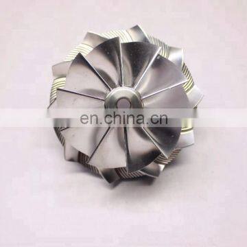 GTA4594 70.30/94.00mm 434335-0017 10+0 blades high performance milling/aluminum 2618/Billet compressor wheel for 702335-0001