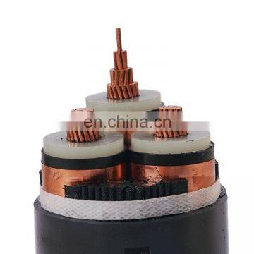 catenary wire Copper Conductor Medium Voltage XLPE Insulated Power Cable