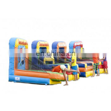 Inflatable Baseball Snowball Basketball Big Mouth Carnival Games Set For Events