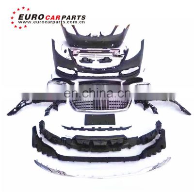 S class w222  S350 S400 S450 S500 S600 body kit for w222  S350 S400 S450 S500 S600 to S680 mayCH style with  grille light 2019