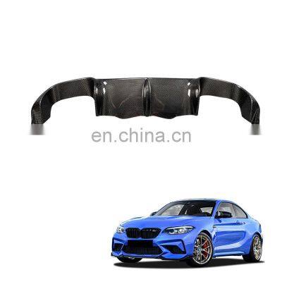Car Accessories Body Kit Car Bumpers AC Carbon Fiber Rear Bumper Diffuser Rear Lip For Bmw F87 M2 M2C