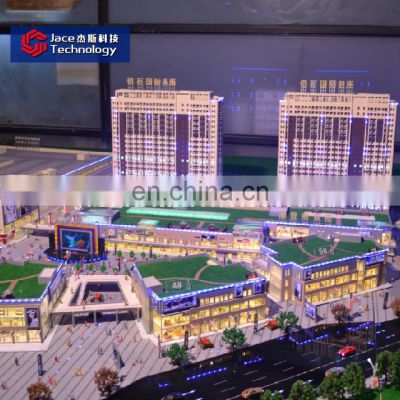 Construction real estate architectural  building scale house maquette model