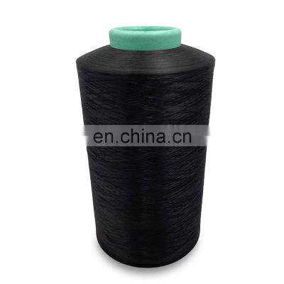 100% Polyester Yarn Draw Textured DTY Dope Dyeing Yarn polyester dty yarn 75d36f sd